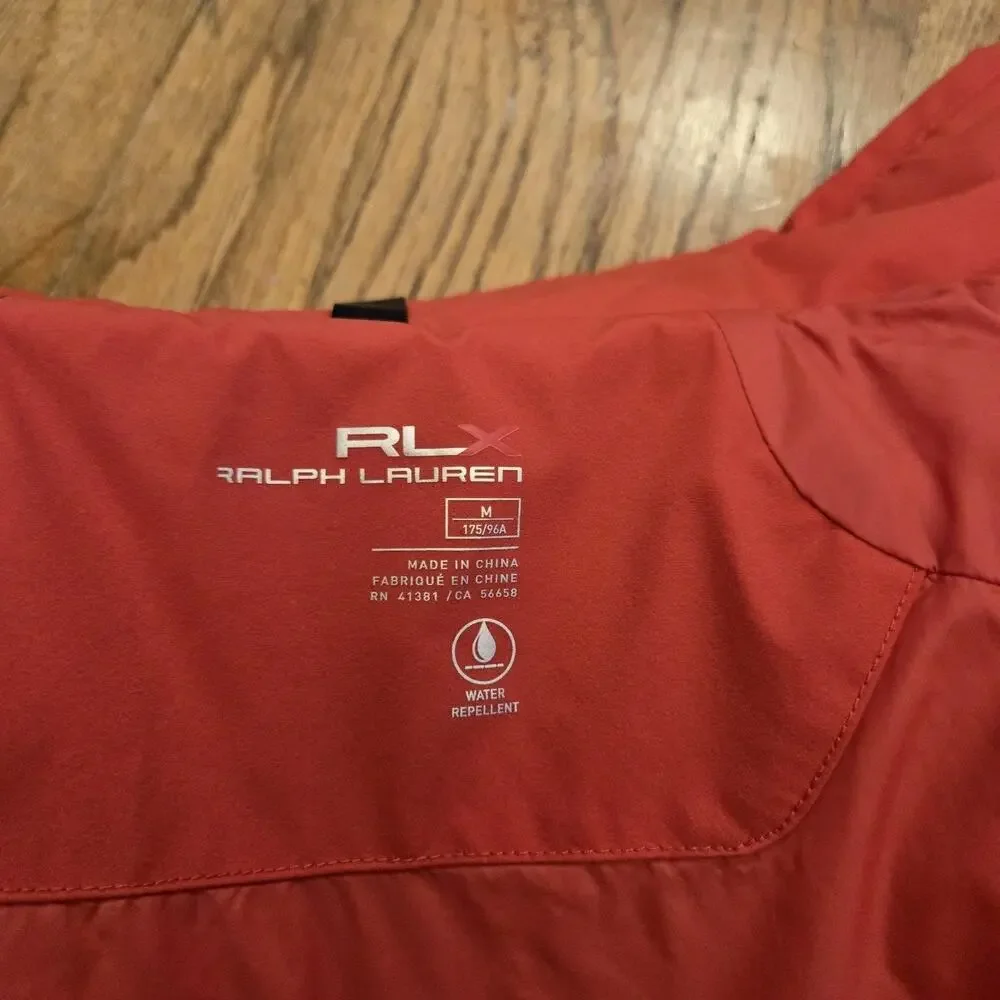 RLX Ralph Lauren Mens‎ Medium Vest Golf In Red. Read!